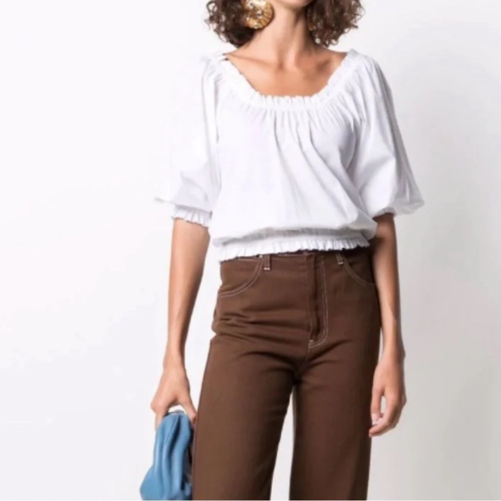 NWT Kate Spade Aperitif Poplin Top Size Small